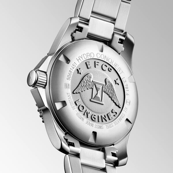 HydroConquest 41 mm automatique en acier inoxydable